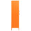 VidaXL vidaXL Locker Cabinet Orange Steel Storage Office Furniture Cabinet Organiser 4