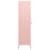 VidaXL vidaXL Locker Cabinet Pink Steel Storage Office Furniture Cabinet Organiser 4