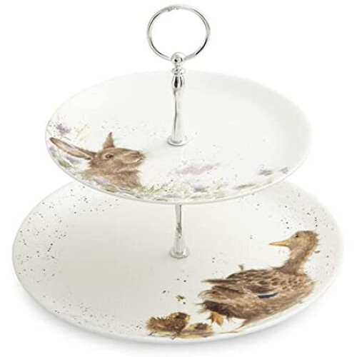 Wrendale Wrendale Designs 2 Tiered Cake Stand
