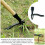 Foot-operated Weeder Outdoor Stand Up Weed Puller Claw Weeder Root Remover Tool 12