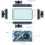 4" Car Camera Recorder Dual Front and Rear 1080P Dash Cam Night Vision 3