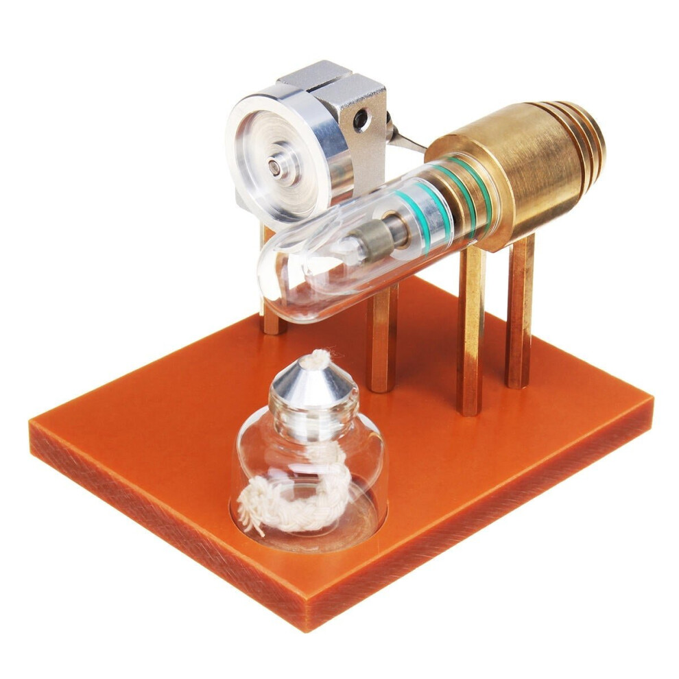 Hot Air Stirling Engine Model Science Toy Physical Principle Metal Model Toys