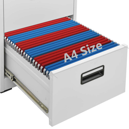 VidaXL vidaXL Aktenschrank Hellgrau 46x62x72,5 cm Stahl 2