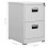 VidaXL vidaXL Aktenschrank Hellgrau 46x62x72,5 cm Stahl 11