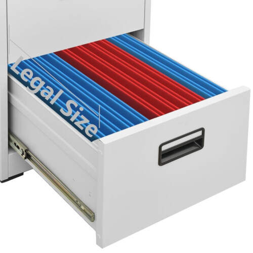 VidaXL vidaXL Aktenschrank Hellgrau 46x62x72,5 cm Stahl 1