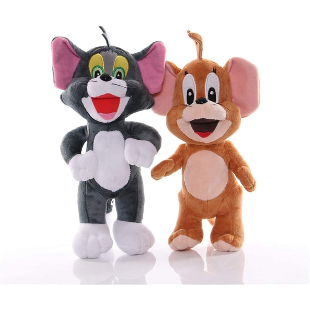 Disney Plush Dolls 2Pcs/Lot Tom Cat Plush Toy Jerry Mouse Kawaii Soft Stuffed