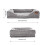 Silentnight Silentnight Orthopaedic Pet Bed - Medium Dog Cat Bed - Contoured Foam for Support, Machine Washable Cover, Non-Slip Base, grey 5