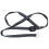 Gencon Medium Headcollar Left Black/Silver 1