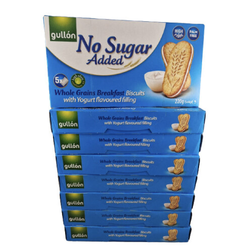 GULLON Breakfast Biscuits Whole Grains Yoghurt 220g FULL CASE OF 8 SEE