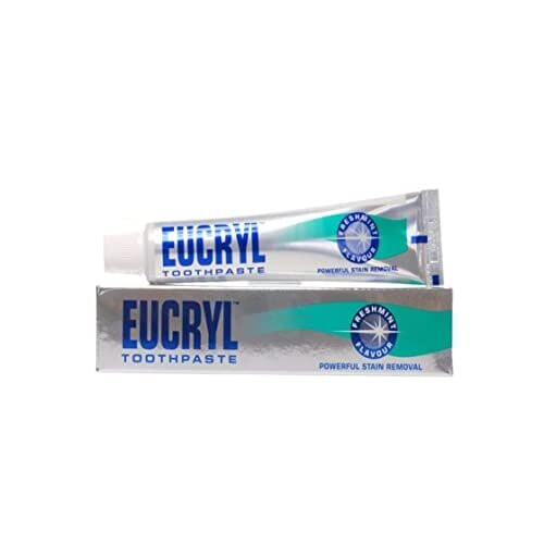 Eucryl Raucherzahnpasta Freshmint 50ml - Starke Fleckenentfernung - 2er Pack 1