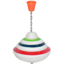 Toyvian Flashing Music Gyro Push Down Spinning Top LED Shining Toys Birthday Gifts for Kids