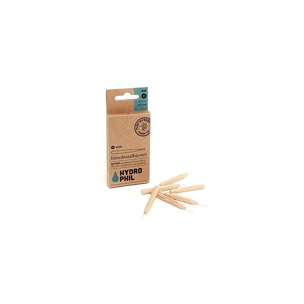 Hydrophil Sustainable Interdental Brushes Made Of Bamboo - Various Sizes