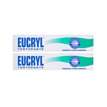 Eucryl rokers tandpasta freshmint 50ml krachtige vlekverwijdering - Verpakking van 2