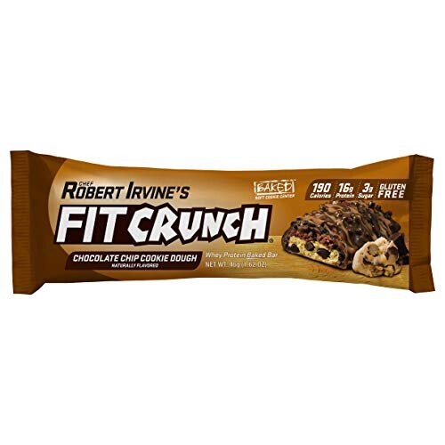 Fit Crunch Snack Size Protein Bar 9 Bars Chocolate Chip Cookie Dough 2