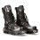 New Rock (43) New Rock 591-S2 Black/Silver Gothic Leather Boots 2