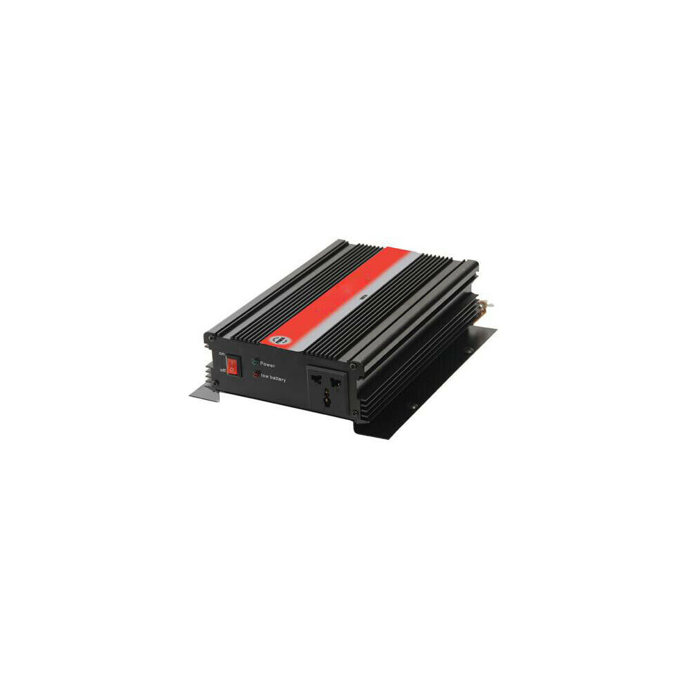 1000W 12V Inverter For Car Caravan Boats Camping Battery Terminal Connectors