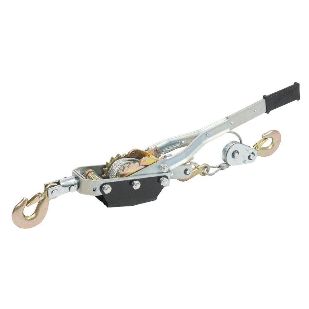 3500KG Heavy Duty Hand Cable Puller 3M Wire Rope Hooks Tree Stump Fence Tension