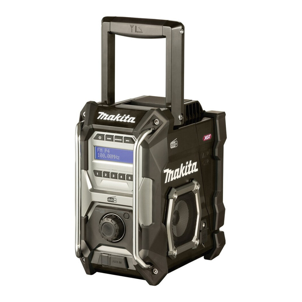 Makita MR003GZ01 40Vmax XGT DAB/DAB+ Job Site Black Radio