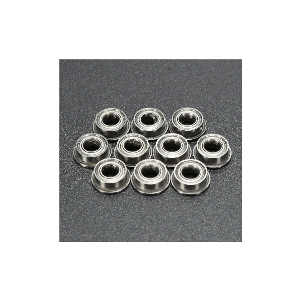 10pcs 3x6x2.5mm Double Shielded Flange Ball Bearing