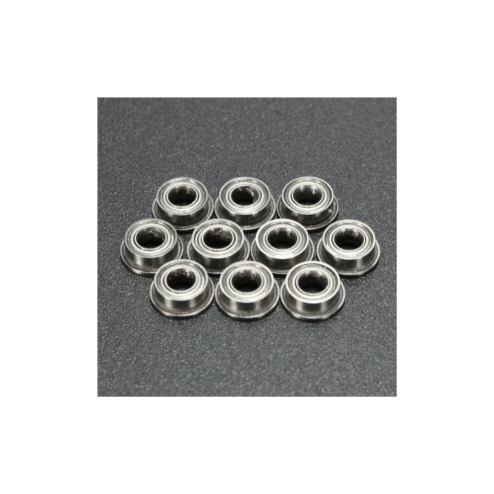 10Pcs 3X6x2.5mm Double Shielded Flange Ball Bearing 3654659392183