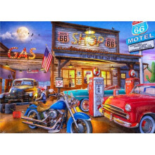 Vermont Christmas Company Route 66 puslespil 1000 brikker