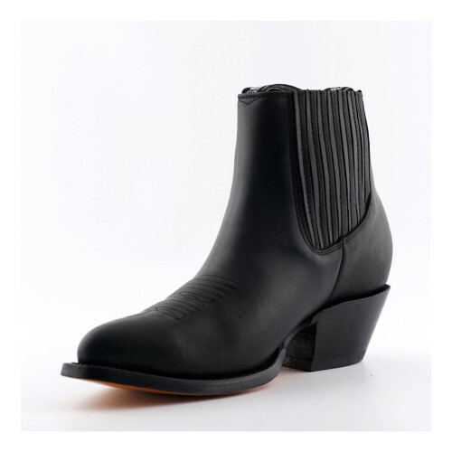 (41) Grinders Maverick Black Western Cowboy Ankle Boots 1