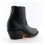 (43) Grinders Maverick Black Western Cowboy Ankle Boots 6