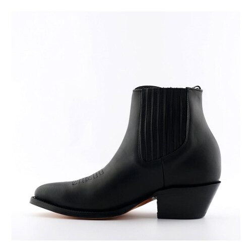 (43) Grinders Maverick Black Western Cowboy Ankle Boots 2