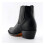 (41) Grinders Maverick Black Western Cowboy Ankle Boots 5