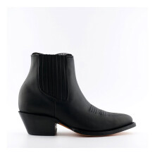 (41) Grinders Maverick Black Western Cowboy Ankle Boots