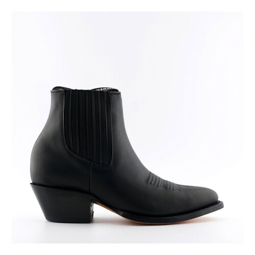 (41) Grinders Maverick Black Western Cowboy Ankle Boots