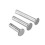 90 Sets M5 6-30mm Nickel Plating Phillips Chicago Binding Posts Stud Screws Rivet Button Bookbinding 8