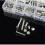 90 Sets M5 6-30mm Nickel Plating Phillips Chicago Binding Posts Stud Screws Rivet Button Bookbinding 11
