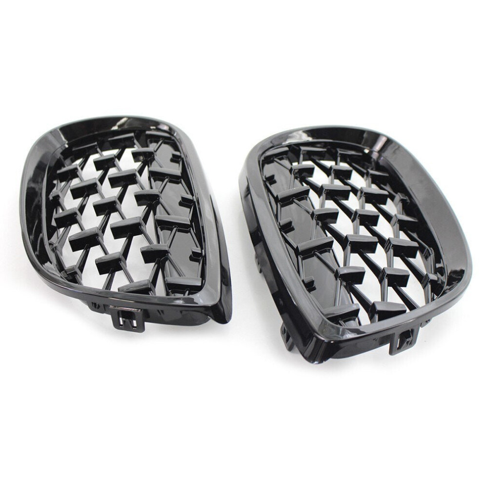 Gloss Front Kidney Grill Grille Replacement For Bmw E92 E93 M3 328I 335I Coupe 07-10 Black 6112211966281