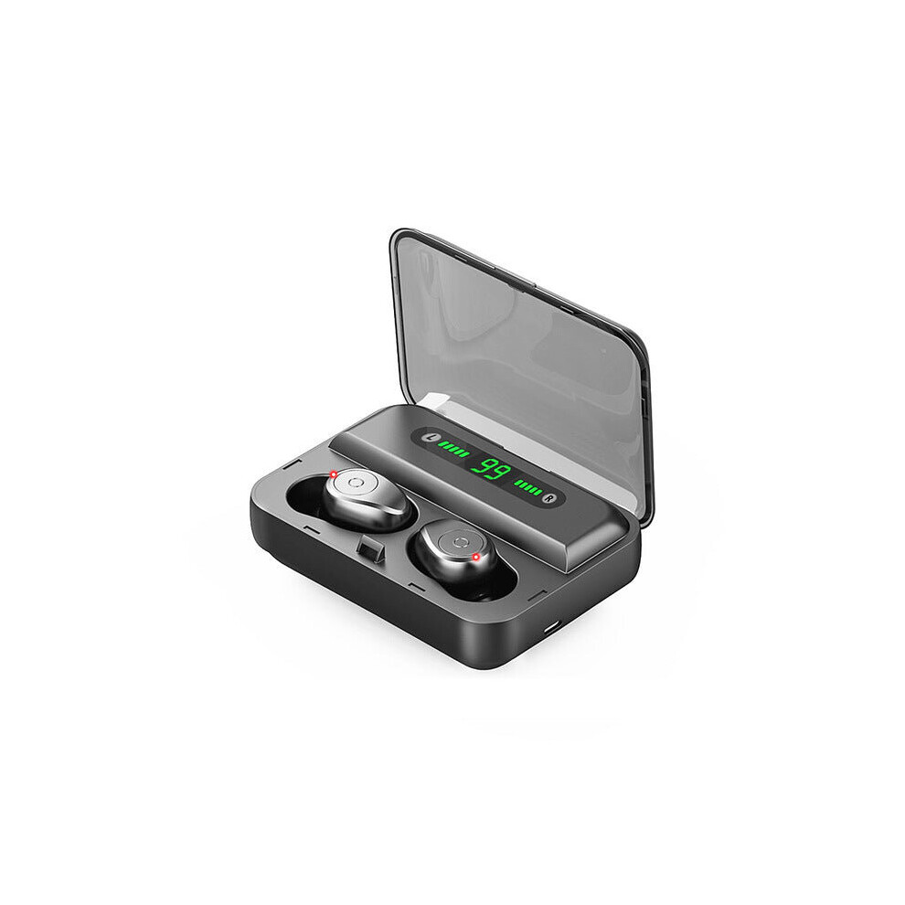 Tws Stereo Digital Display Wireless Bluetooth 5.0 Headset With 1200Mah Power Bank 3654659016058
