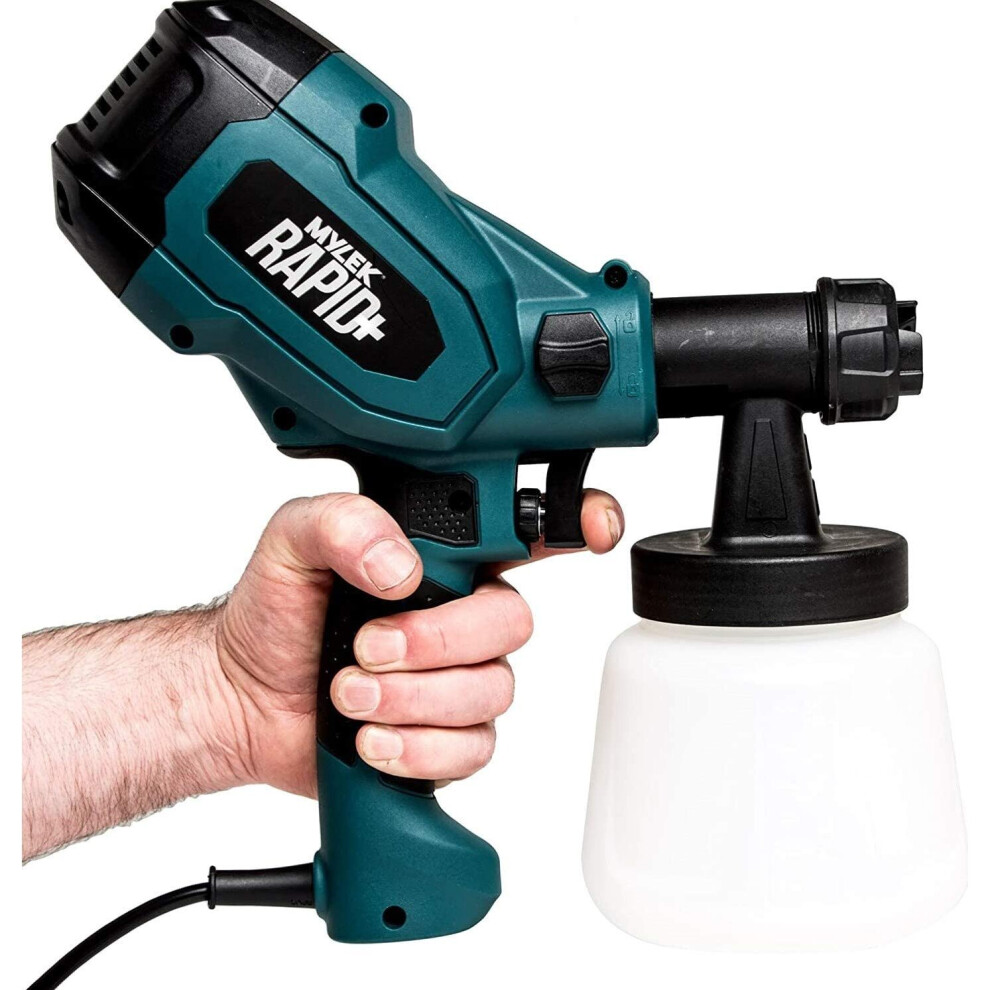 MYLEK Electric Handheld Paint Sprayer Gun Outdoor Indoor 400W
