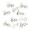 Ginger Ray Ginger Ray Wedding Table Decorations Gold Love Confetti 14g Pack 1