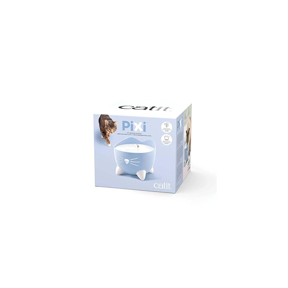 Catit PIXI Cat Drinking Water Fountain in blue