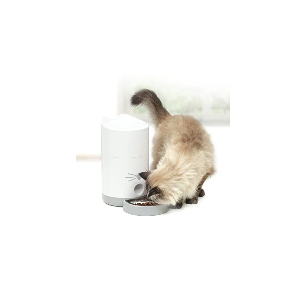 Catit Pixi Smart Automatic Dry Cat Food Feeder, Schedule And Portion Control Meals For Cats