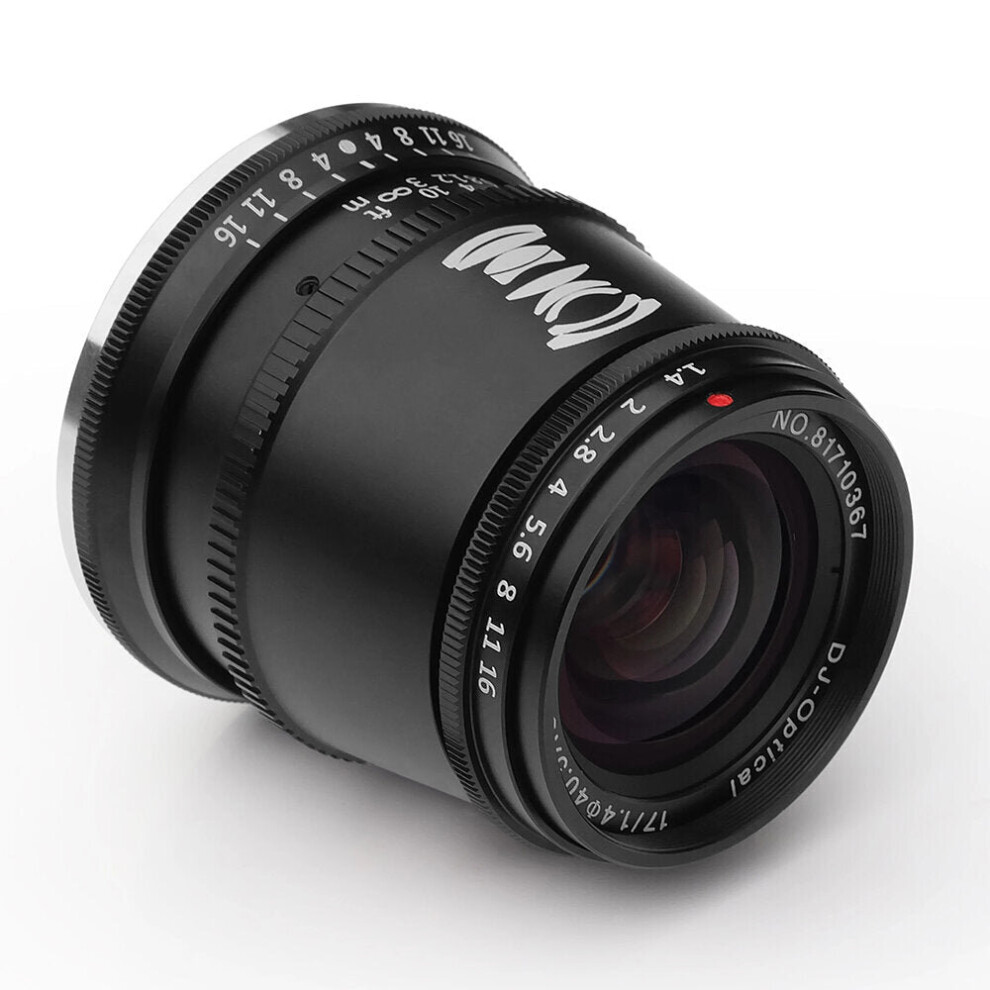 (Fuji X Mount) 17mm F1.4 APS-C Manual Focus Macro Focus Camera Lens Large Aperture Fixed for SONY E FUJI X Canon M for Panasonic for Olympus Macro 4/3