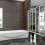 AICA Aica 1200x1400mm 5 Fold Folding Bath Shower Screen Door Panel 5