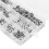 90 Sets M5 6-30mm Nickel Plating Phillips Chicago Binding Posts Stud Screws Rivet Button Bookbinding 6
