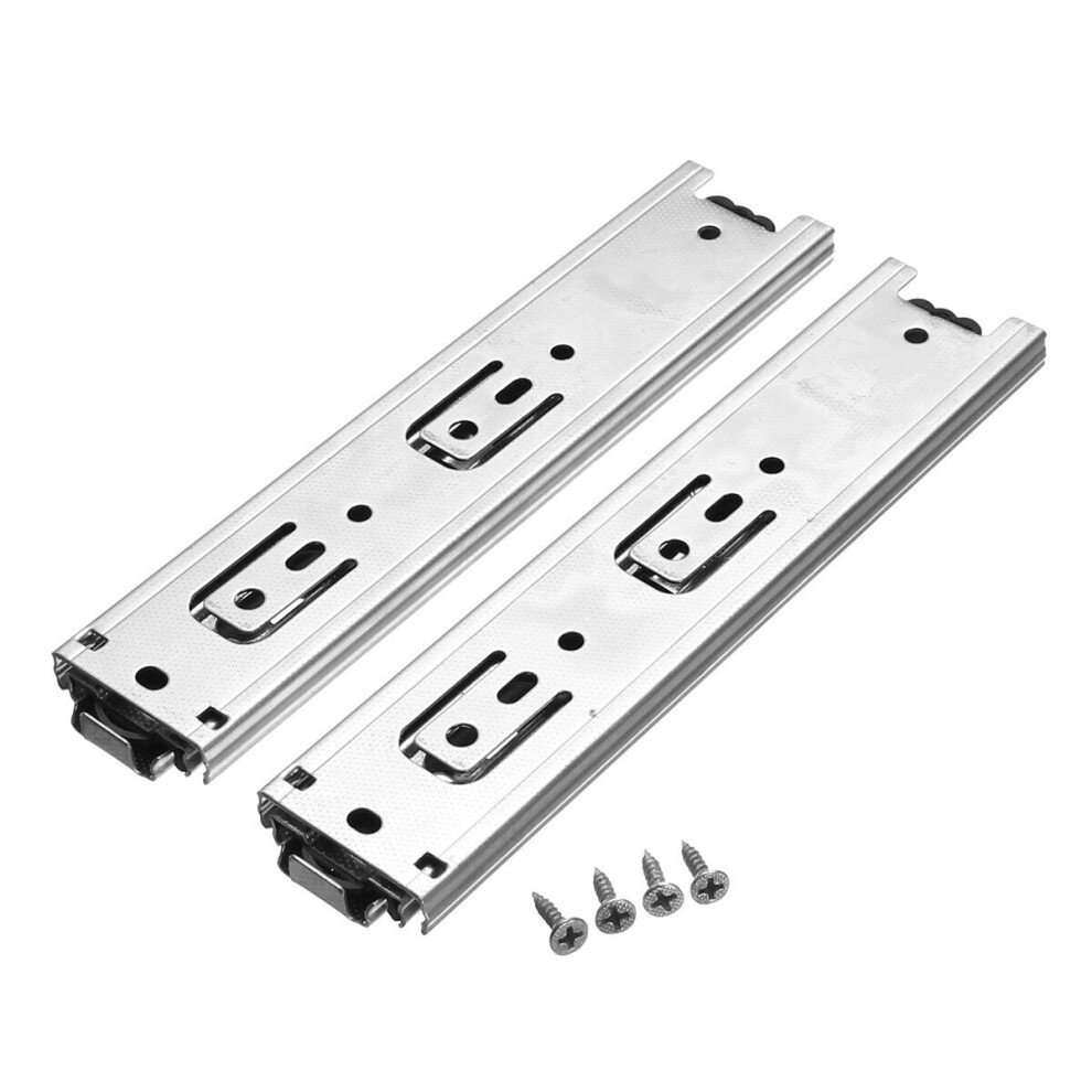 200mm Long 45mm Wide Ball Bearing Slide Rail Cabinet Drawer Runners