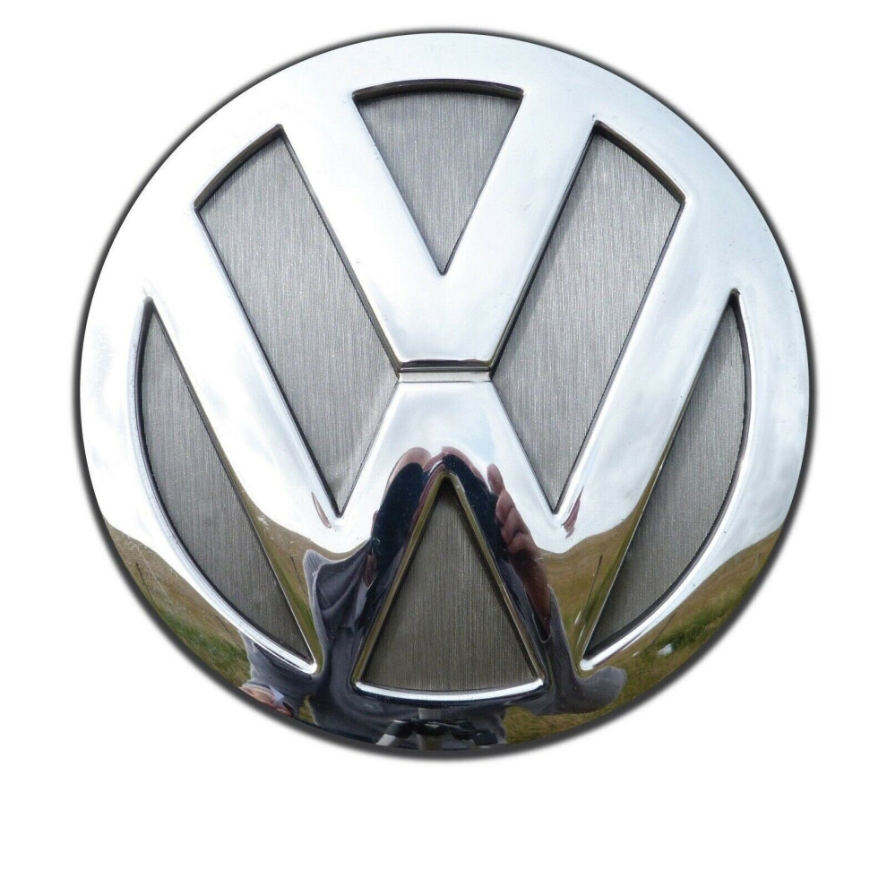 Hamaree Vw Golf Mk4 Mk5 Mk6 Stainless Brushed Steel Vinyl Rear Badge Inserts Emblem Gti, R32, Tdi