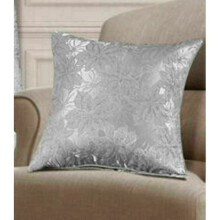 (Silver (Bedspread), Cushion Cover  17" x 17") New Modern MAYA Quilted Bedsprad & Duvet Cover Set