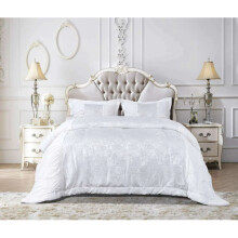 (White (Bedspread), Double) New Modern MAYA Quilted Bedsprad & Duvet Cover Set