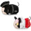 Disney DIS Mickey and Minnie Mouse ''Tsum Tsum Soft Plush Set - Mini - 3 1/2 4