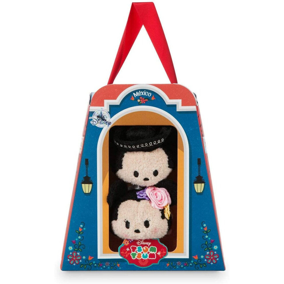 Disney Dis Mickey And Minnie Mouse ''Tsum Tsum Soft Plush Set - Mini - 3 1/2
