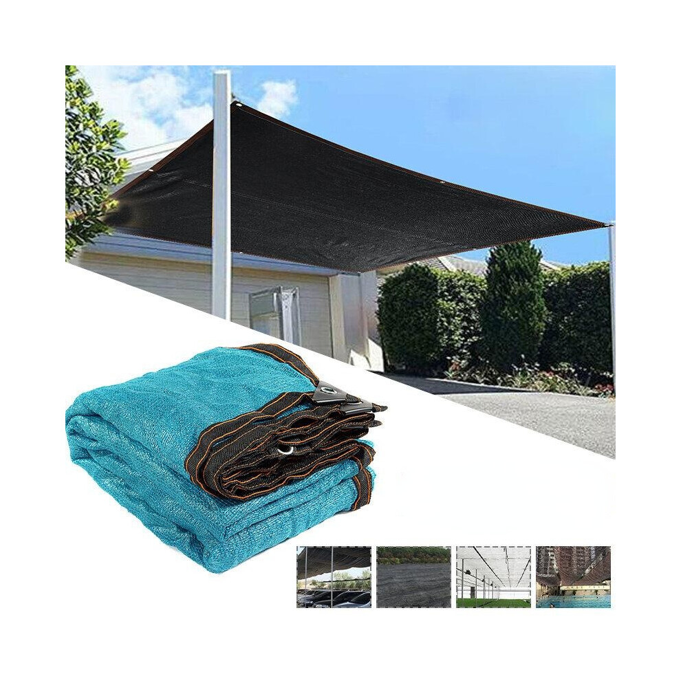 (M) 95% UV Sun Shade Sail Net Outdoor Garden Awning Canopy Greenhouse Cover