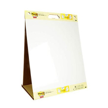 Post-it, Table Flip chart with 20 Self-Adhesive Sheets, Whiteboard for Meeting Notes, Meeting Chart with Blank Pages, Two in One Flipchart Portab